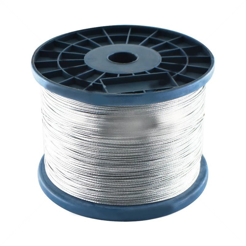 Galvanised braided wire 1.2mm 5kg roll